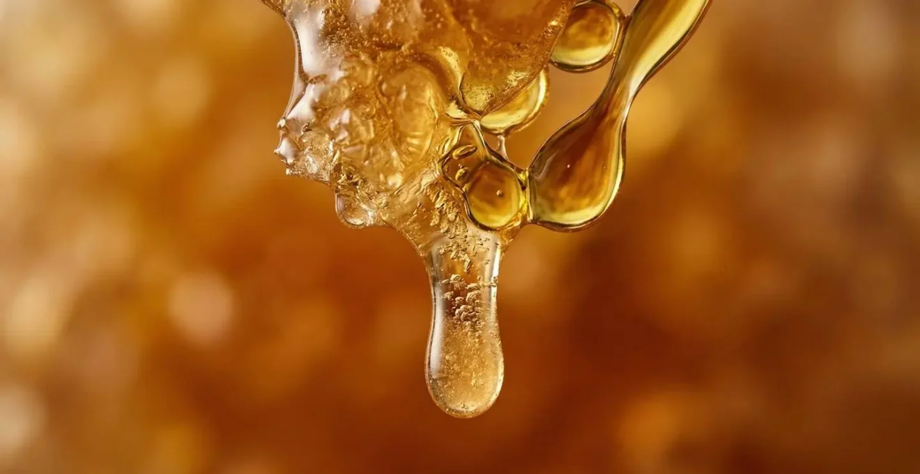 Représentation métaphorique de la transformation du sucre en graisse dans le foie, illustrant la lipogenèse hépatique.